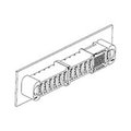 Molex Board Connector, 42 Contact(S), 5 Row(S), Female, Straight, 0.079 Inch Pitch, Press Fit Terminal,  1710890022